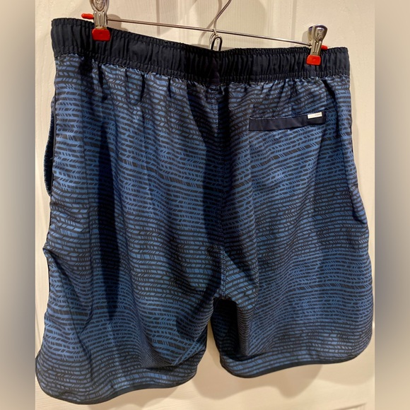 Vuori Blue and black striped swim shorts size L - Picture 3 of 17
